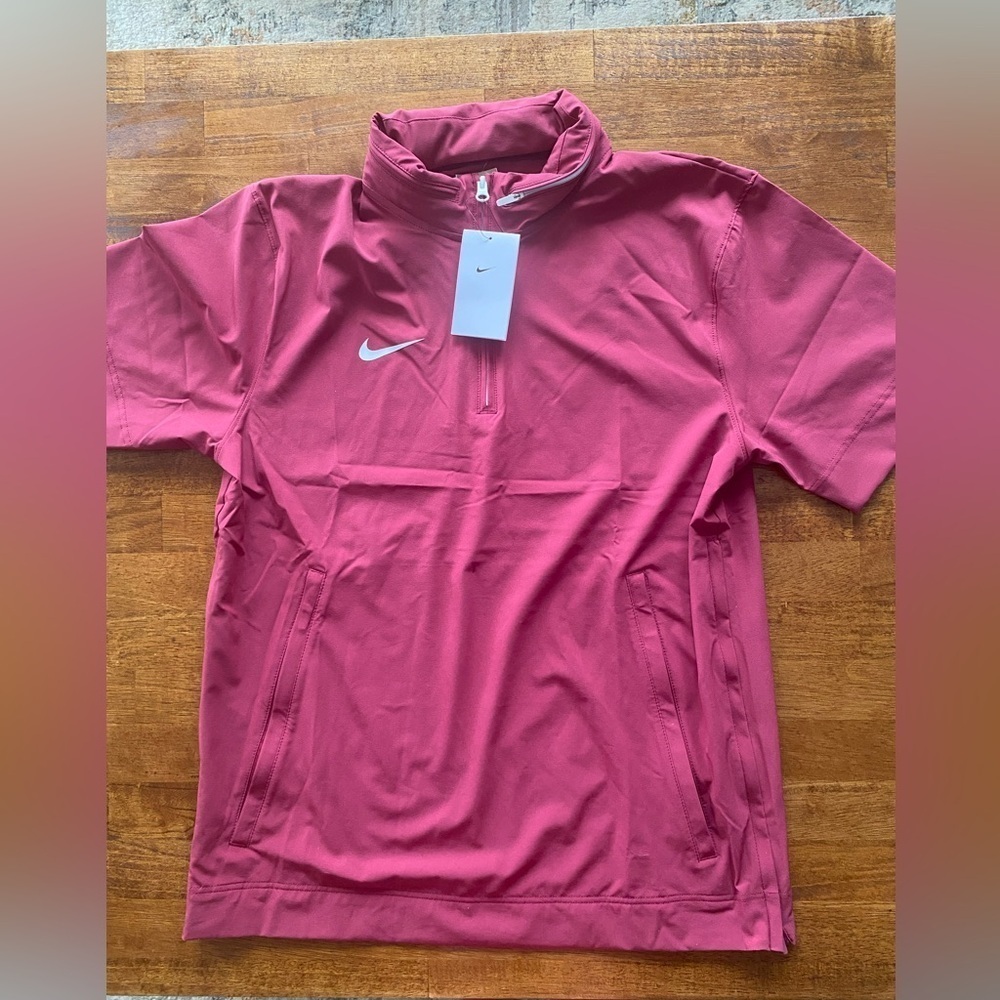 Nike football coaches sideline 1/4 zip maroon jacket. Size medium.​​​​​ - Picture 5 of 9